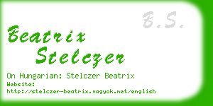 beatrix stelczer business card